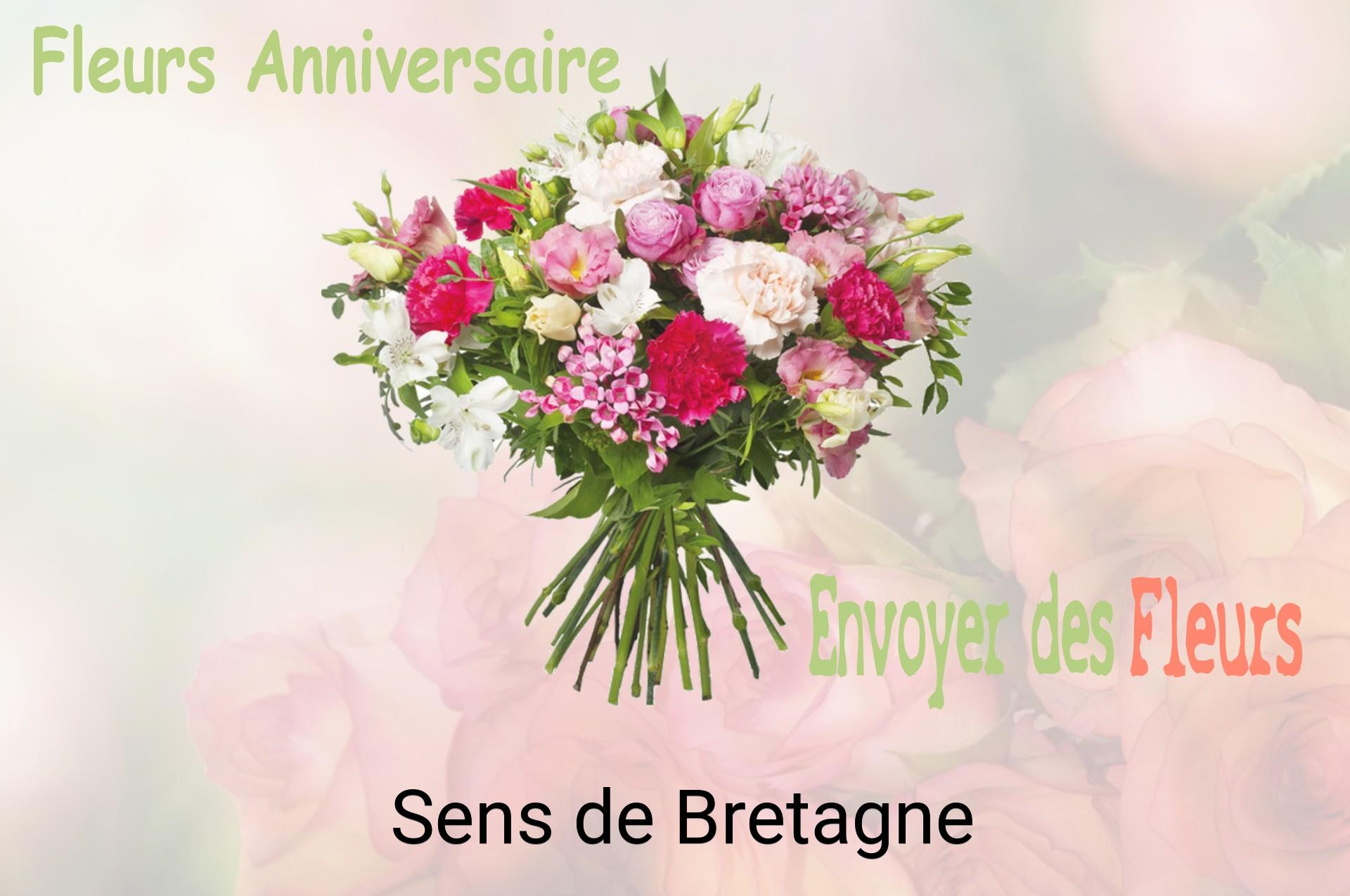 Bouquet de fleurs d’anniversaire livré à Sens-de-Bretagne