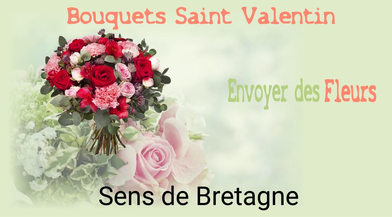 Roses de Saint-Valentin livrées à Sens-de-Bretagne
